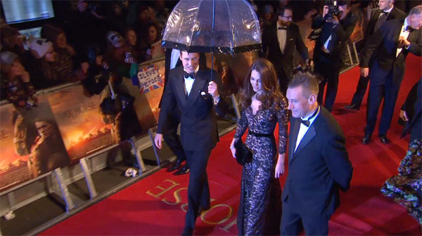 The Duke and Duchess of Cambridge arrive for the...