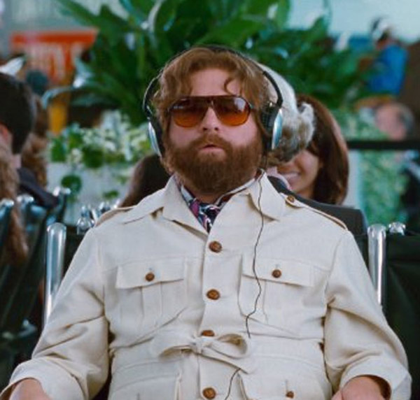 Zach Galifianakis appears in a scene from the 2011 film 'The Hangover Part II.'