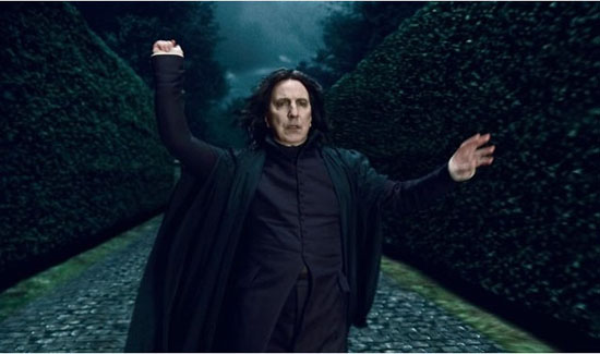 Alan Rickman in a scene from 'Harry Potter and...
