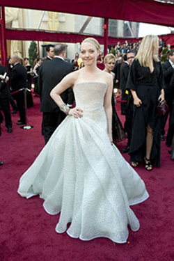 Amanda Seyfried on the red carpet, 2010.