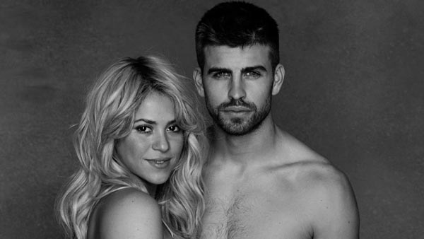 Shakira appears with boyfriend Gerard Pique in a...