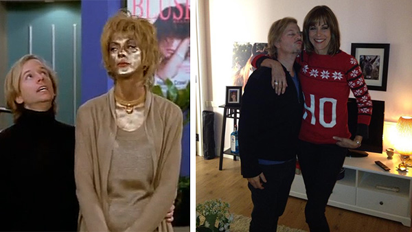 David Spade and Wendie Malick had a little...