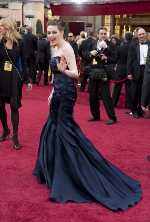 Kristen Stewart on the red carpet, 2010.