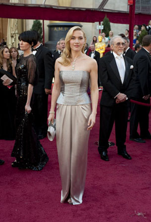 Kate Winslet on the red carpet, 2010.
