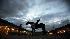 A horse is cleaned at sunrise as workouts...