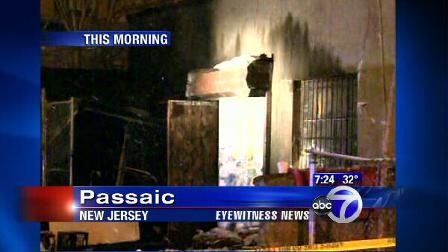 Fire in Passaic, NJ