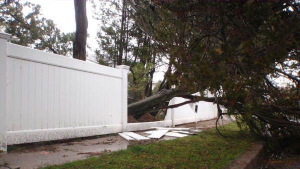 storm damage