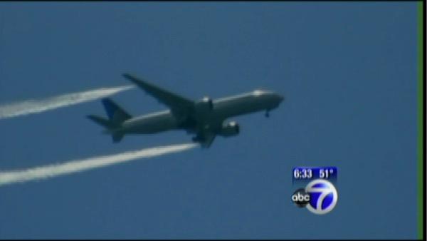 Emergency landing at Newark Airport