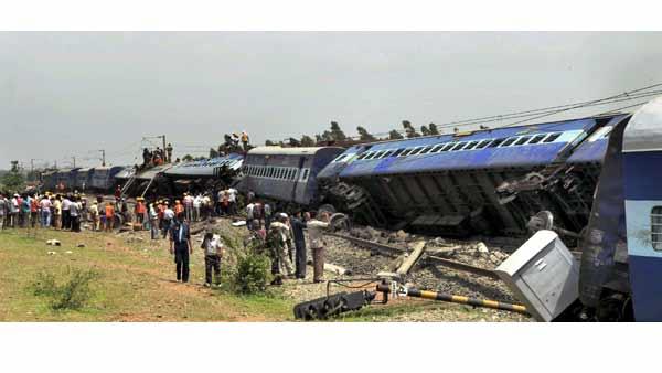 India train blast, derailment