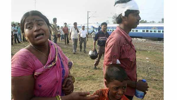 India train blast, derailment