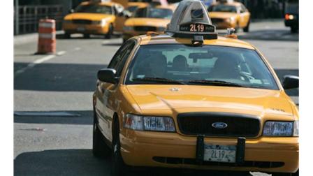 File of a New York City cab