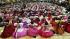 South Korean seniors clad in traditional attire...