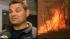 Exclusive: Firefighter runs through wildfire... ::