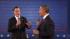 President Obama and Mitt Romney debate at... ::