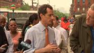 anthony weiner campaigns in harlem