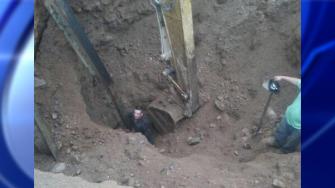 guy stuck in mud