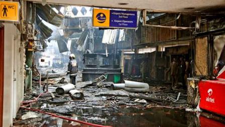 kenya airport fire