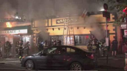 fire guts businesses in woodlawn section of the bronx