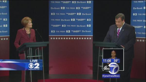 Christie and Buono debate in race for NJ Governor