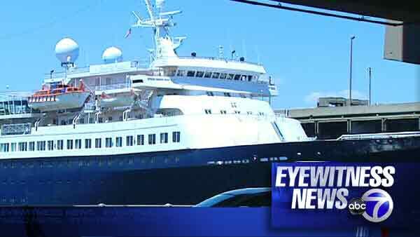 Thousands of passengers were let off their cruise ship in New York due to a failed inspection.