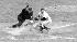  In this Oct. 6, 1950, file photo, Philadelphia Phillies shortstop Granny Hamner is tagged at the plate by New York Yankees catcher Yogi Berra as he tries to score from third in the ninth inning of Game 3 of the World Series, at Yankee Stadium in New York. The umpire is Dusty Boggess. The Yankees won 3-2. Game 1 of the 2009 World Series is scheduled for Wednesday Oct. 28 in New York. 