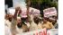 Pakistani protesters rally in reaction to a...