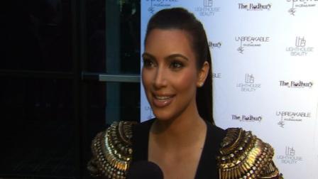 Kim Kardashian tells OnTheRedCarpet.com how great it is that her sister Khloe and Odom were able to create the unisex fragrance, Unbreakable, and considers herself a neat freak.