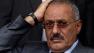In this April 8, 2011 file photo, Yemeni President Ali Abdullah Saleh reacts while looking at his supporters, not pictured, during a rally supporting him, in Sanaa,Yemen.
