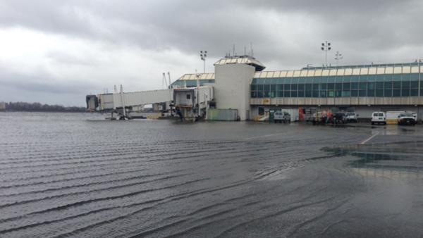 LaGuardia Airport is seen on Tuesday, Oct. 30, 2012 in New York, a day after Hurricane Sandy slammed the East Coast.