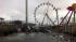 Damage is seen at FunTown Amusement Pier in...
