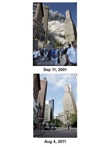 New York City and 9/11 - Then and Now