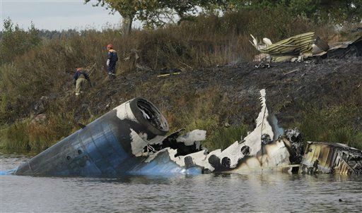 Plane crash in Russia