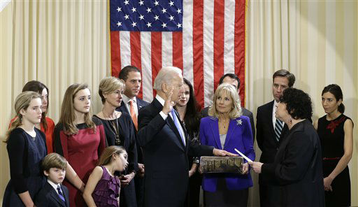 Obama sworn in for second term