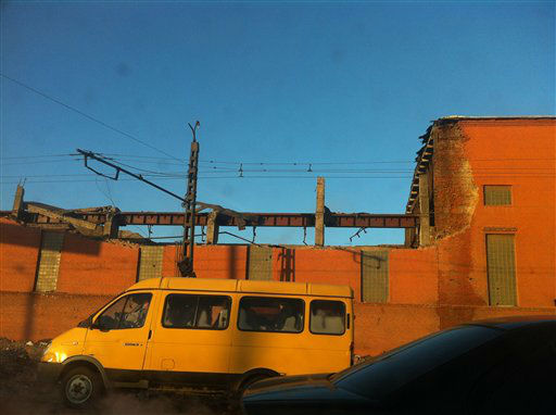 In this frame grab made from a video done with...