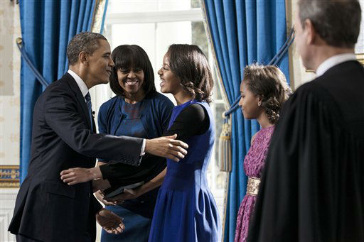 Obama sworn in for second term
