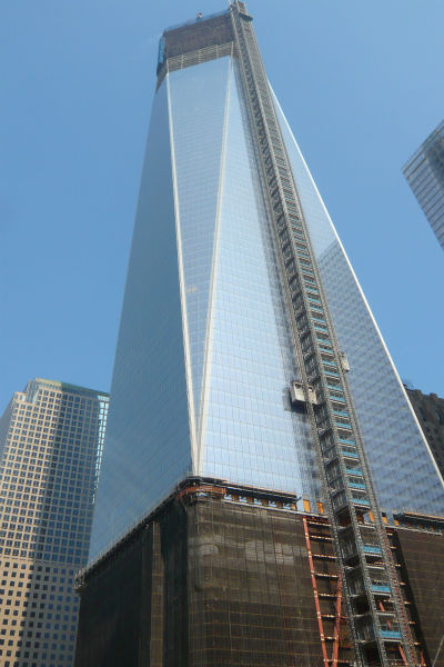A look at Four World Trade Center construction