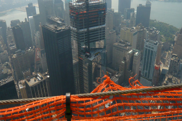 A look at Four World Trade Center construction