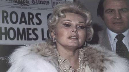 Actress Zsa Zsa Gabor is shown at press conference on Jan. 4, 1978 at New Yorks Four Seasons restaurant. Gabors publicist said the actress has been rushed to a hospital Saturday July 17, 2010 after falling out of bed and breaking several bones.