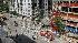 A large crane lies in this intersection on the Upper East Side after it collapsed in this Friday, May 30, 2008 file photo taken in New York.  (AP Photo/Dima Gavrysh, File)