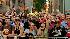 New Yorkers wave as President Barack Obamas...