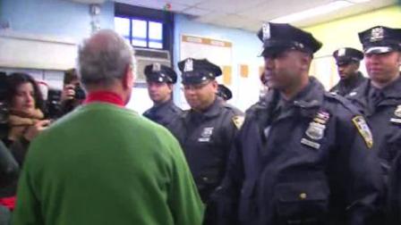 bloomberg thanks cops