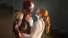 This film publicity image released by Disney-Marvel Studios shows Robert Downey Jr., left, as Tony Stark/Iron Man and Gwyneth Paltrow as Pepper Potts in a scene from Iron Man 3.  - Provided courtesy of AP Photo/Disney, Marvel Studios