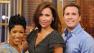 Left to right: Val Warner, Minnie Driver, Ryan Chiaverini