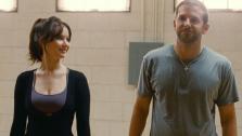 This film image released by The Weinstein Company shows Jennifer Lawrence, left, and Bradley Cooper in Silver Linings Playbook. - Provided courtesy of AP Photo/The Weinstein Company, JoJo Whilden
