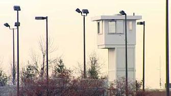 Michigan prison guard tower at the St. Louis Regional Correctional Facility