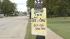 A sign in Bad Axe welcomes the movie crew and cast for the Sean Penn movie This Must be the Place