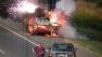 Car fire on I-69 near Goodall Road