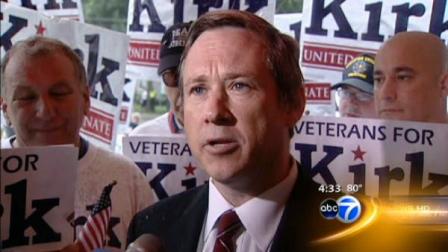 Kirk talks North Korea, endorses Romney