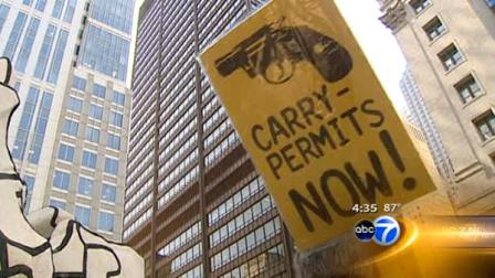 Gun rights advocates rallied in downtown Chicago Friday morning in support of their 2nd Amendment rights.