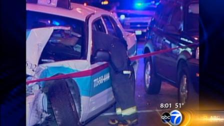 Nine people were hospitalized following a 3-vehicle crash early Saturday morning on Chicagos Northwest Side. It happened just after 2 AM at the intersection of Fullerton and Milwaukee.
